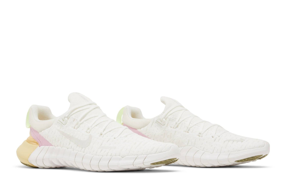 ( Women ) Nike Free Run 5.0 Summit White Light Arctic Pink CZ1891-100