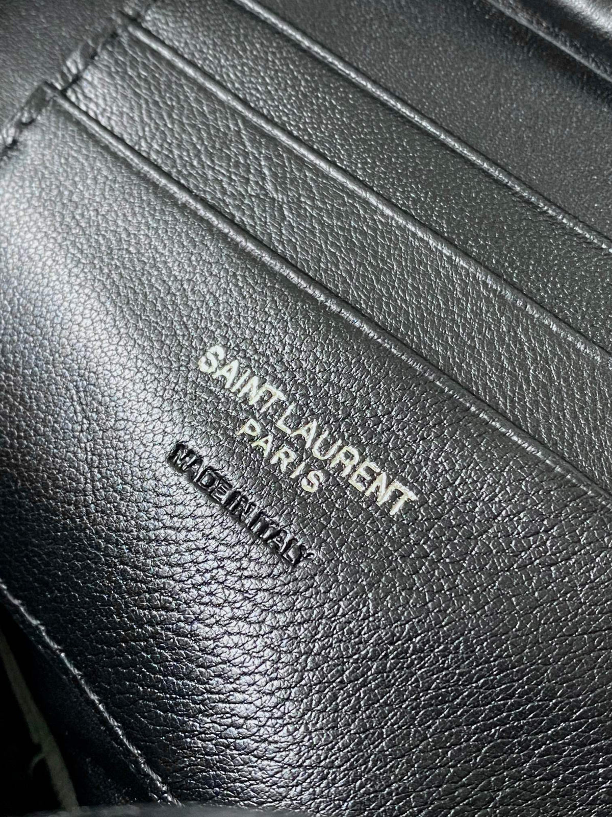 Saint Laurent Lou Camera Bag in Quilted Leather - Black