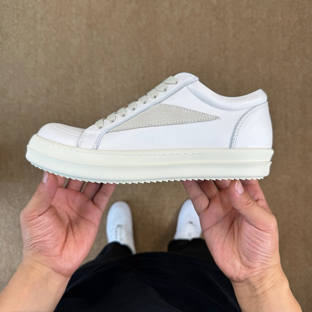 Rick Owens DRKSHDW Abstract Low Sneakers Milk DS02C5819 SQE
