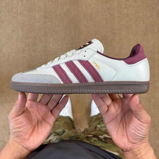 Adidas Samba OG Cream White Better Scarlet Gum IE7015