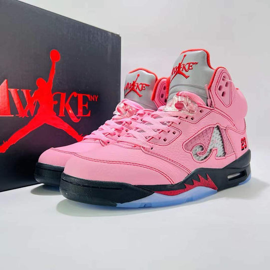 Awake NY x Air Jordan 5 Retro SP Pink Sneakers FN7778-650