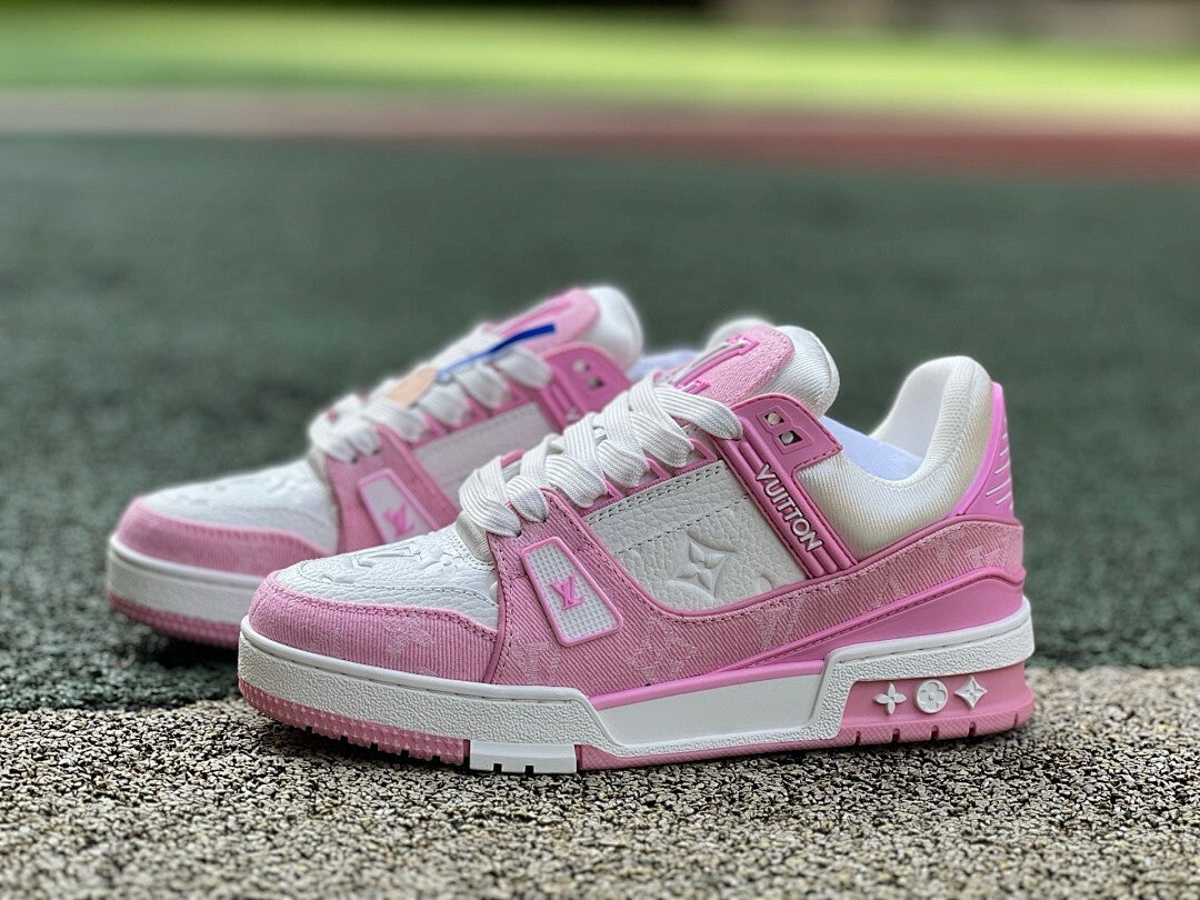 Louis Vuitton LV Trainer Sneaker Pink Monogram
