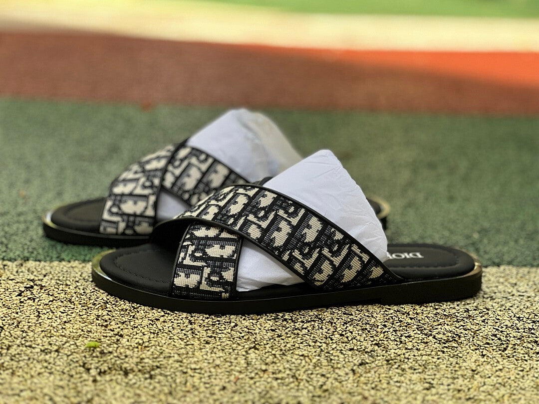 Dior Granville Flat Sandal Dior Oblique