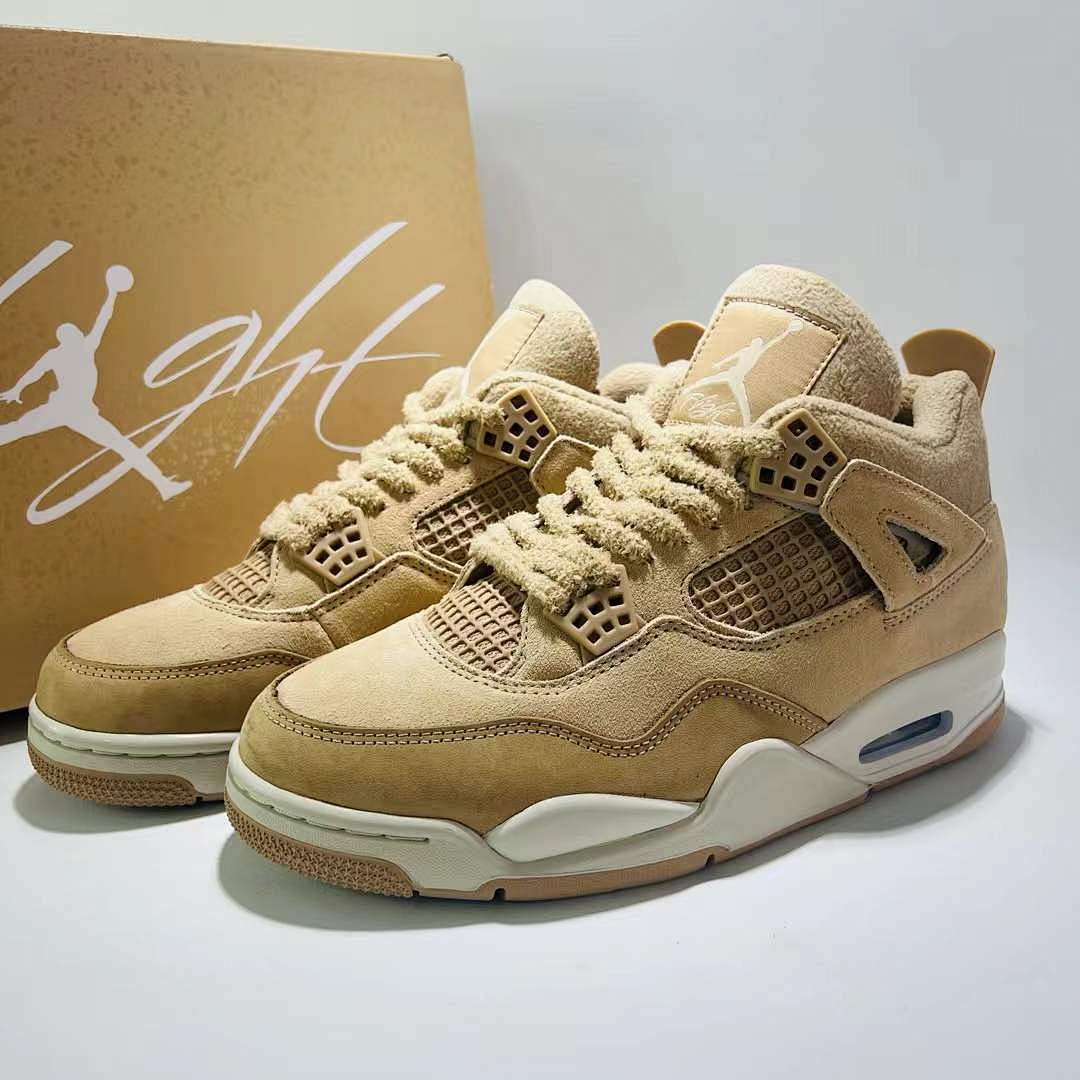 Nike Air Jordan 4 Retro Mushroom (W) AQ9129-200 Women's Sneakers Shoes