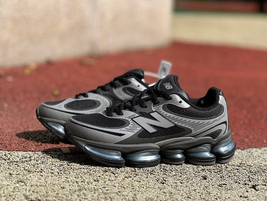 New Balance 1906R Black Grey with Translucent Segmented Sole