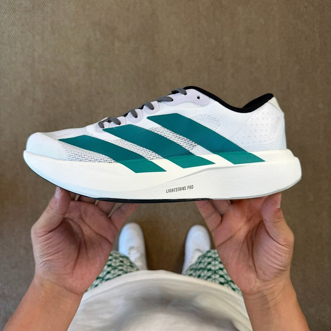 Adidas Adizero SL Shoes HQ1258 Cloud White / Dark Green / Core Black