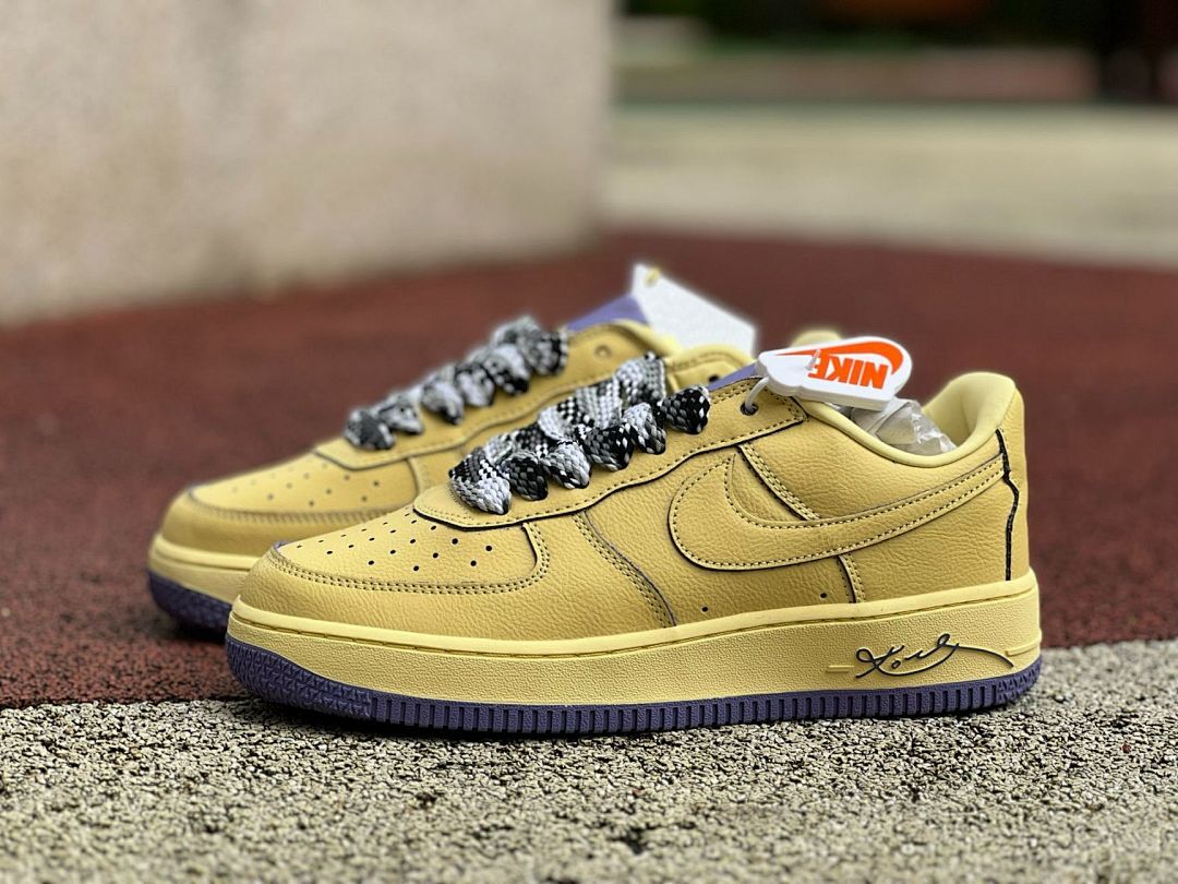 Nike Air Force 1 Low Kobe Bryant Mamba Day Yellow Purple