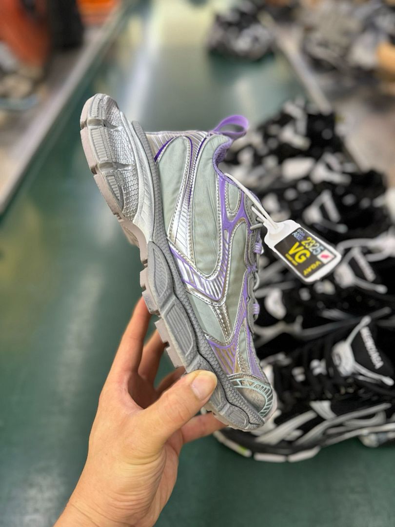 Balenciaga 3XL Trainer Metallic Silver Purple (2325 VG)