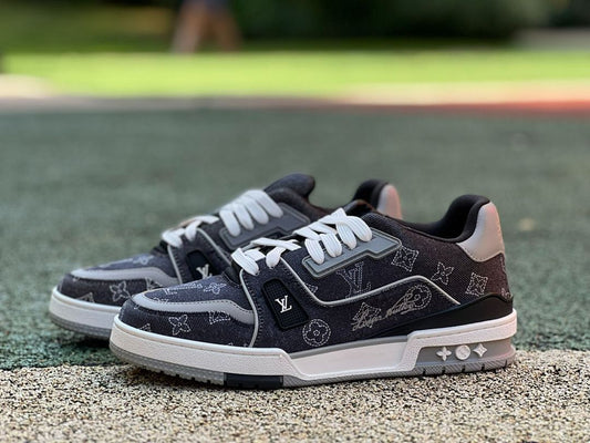 Louis Vuitton LV Trainer Sneaker Monogram Denim 1A8K90