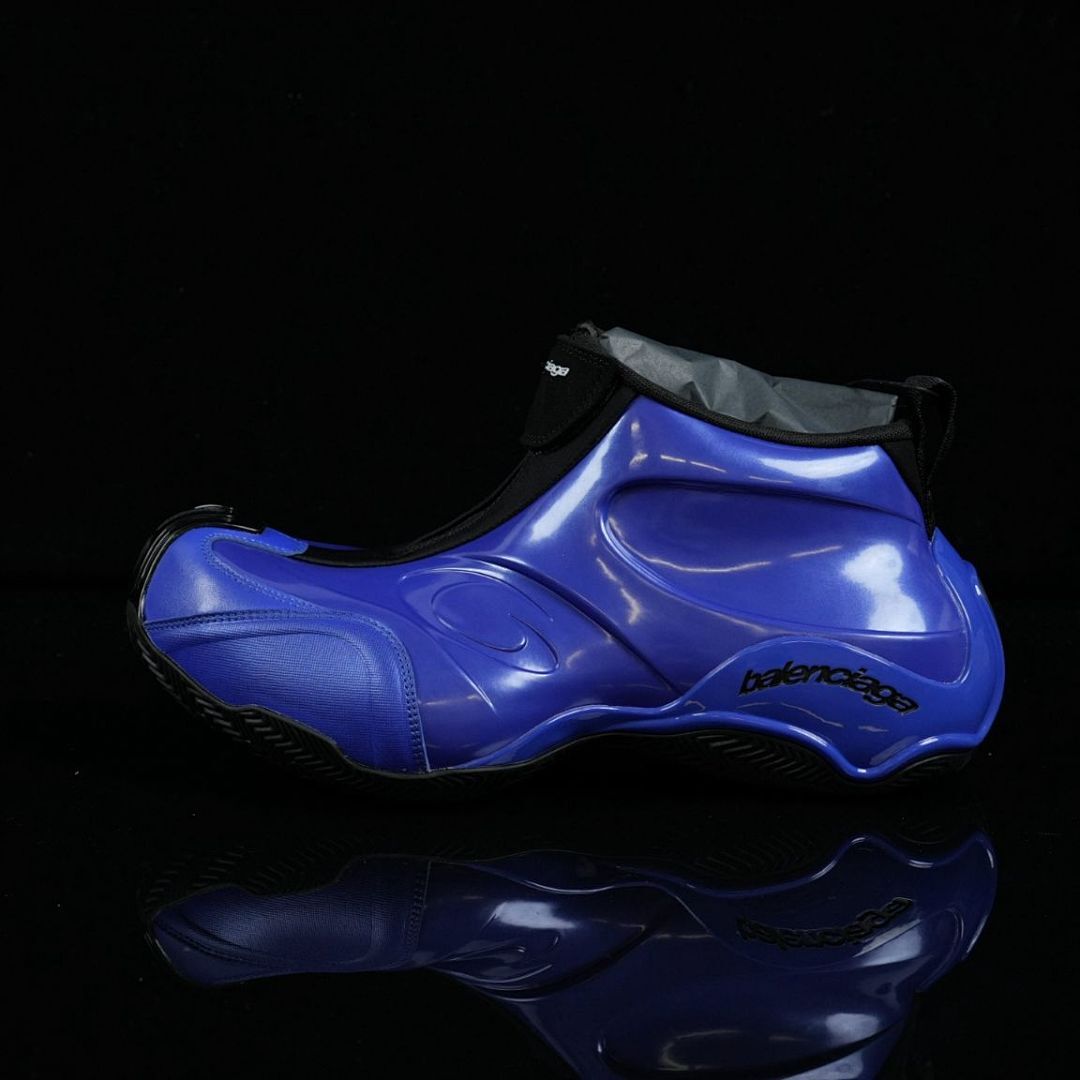 Balenciaga Space Sneaker Blue Molded Luxury Designer Shoes