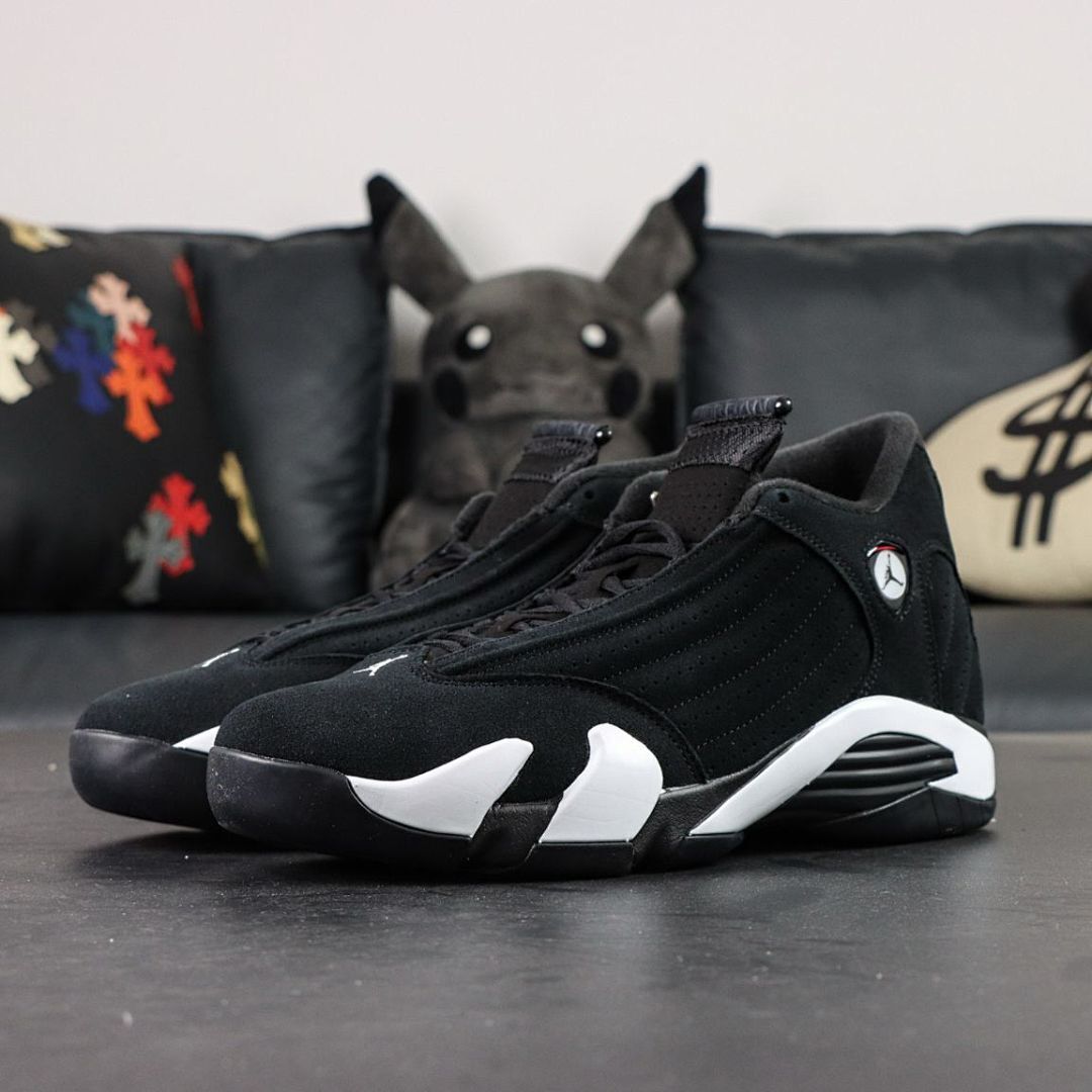 Nike Air Jordan 14 Retro Black White 2011 Men's Basketball Sneakers Shoes 487471-001