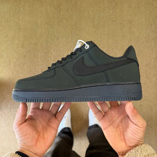 Nike Air Force 1 '07 Low Sequoia Black Sneakers FD9747-300 - Men's Women's Lifestyle Classic Shoes Dark Green AF1 Trainers