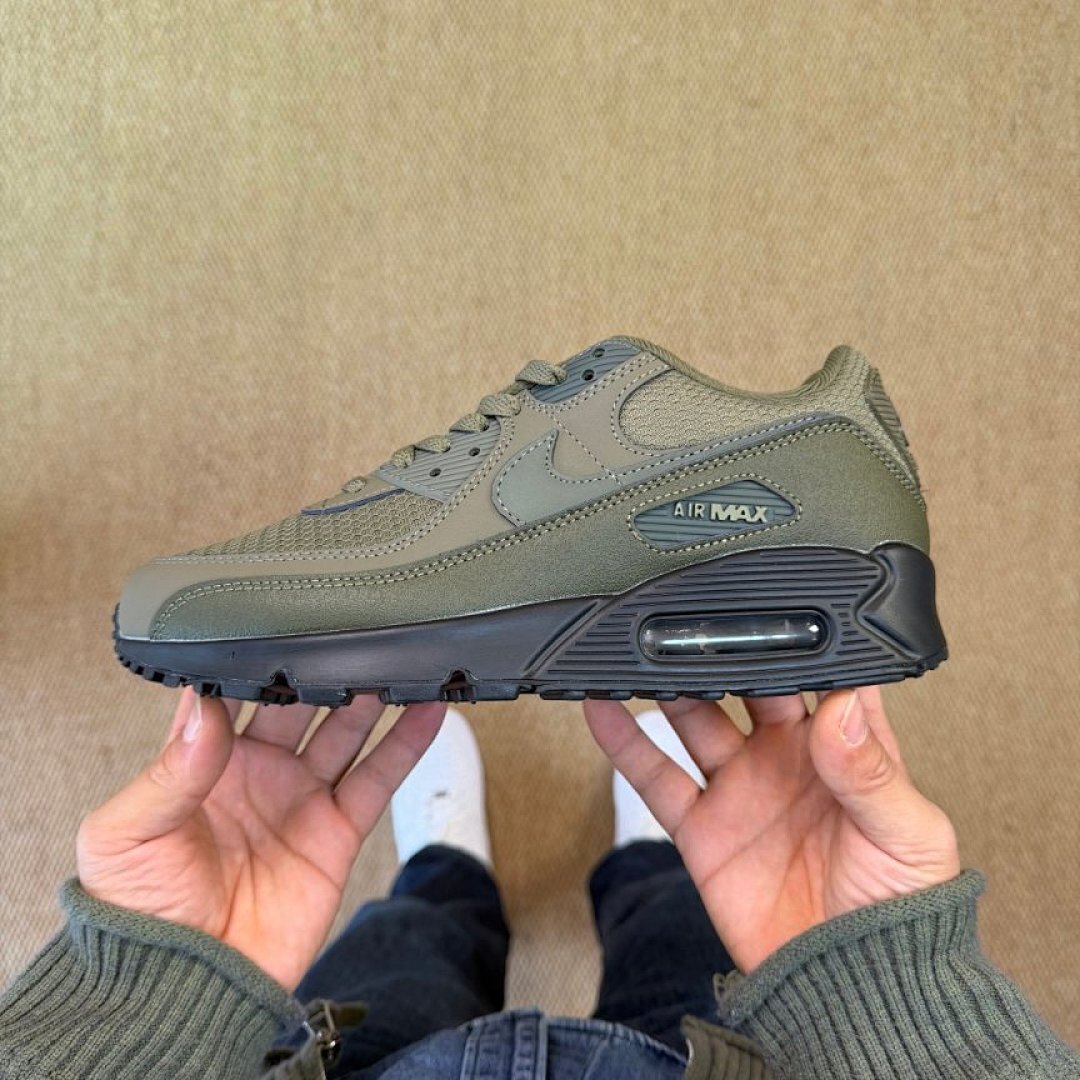 Nike Air Max 90 Medium Olive Black Men's Shoes FD0657-200