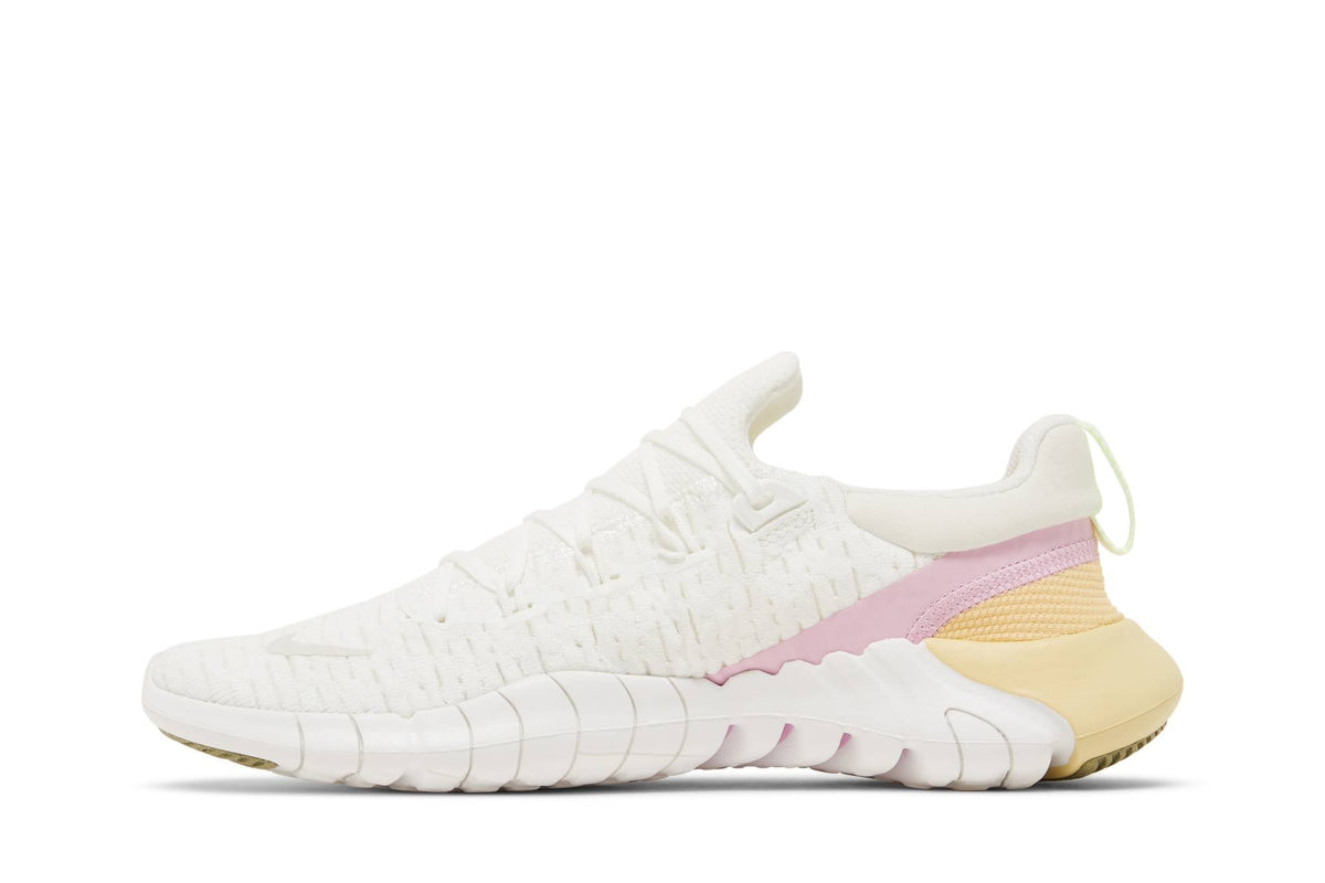 ( Women ) Nike Free Run 5.0 Summit White Light Arctic Pink CZ1891-100