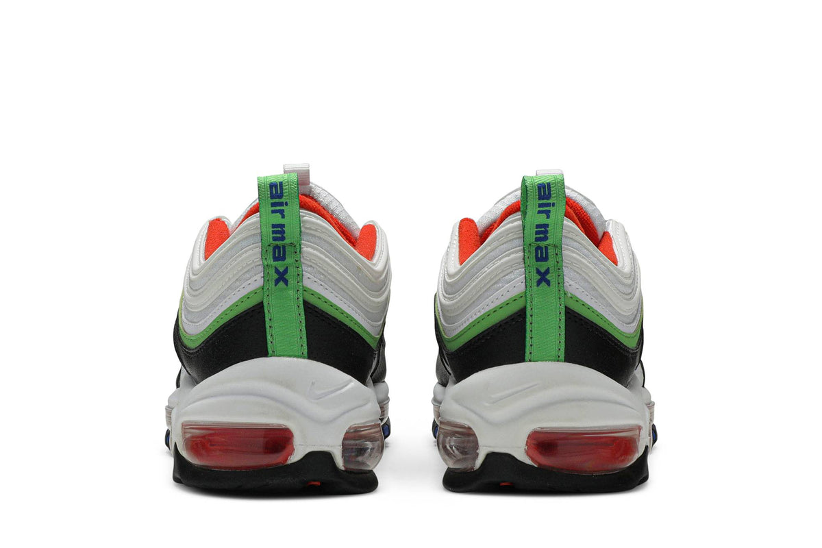 ( Youth ) Nike Air Max 97 White Royal Green Nebula 921522-105