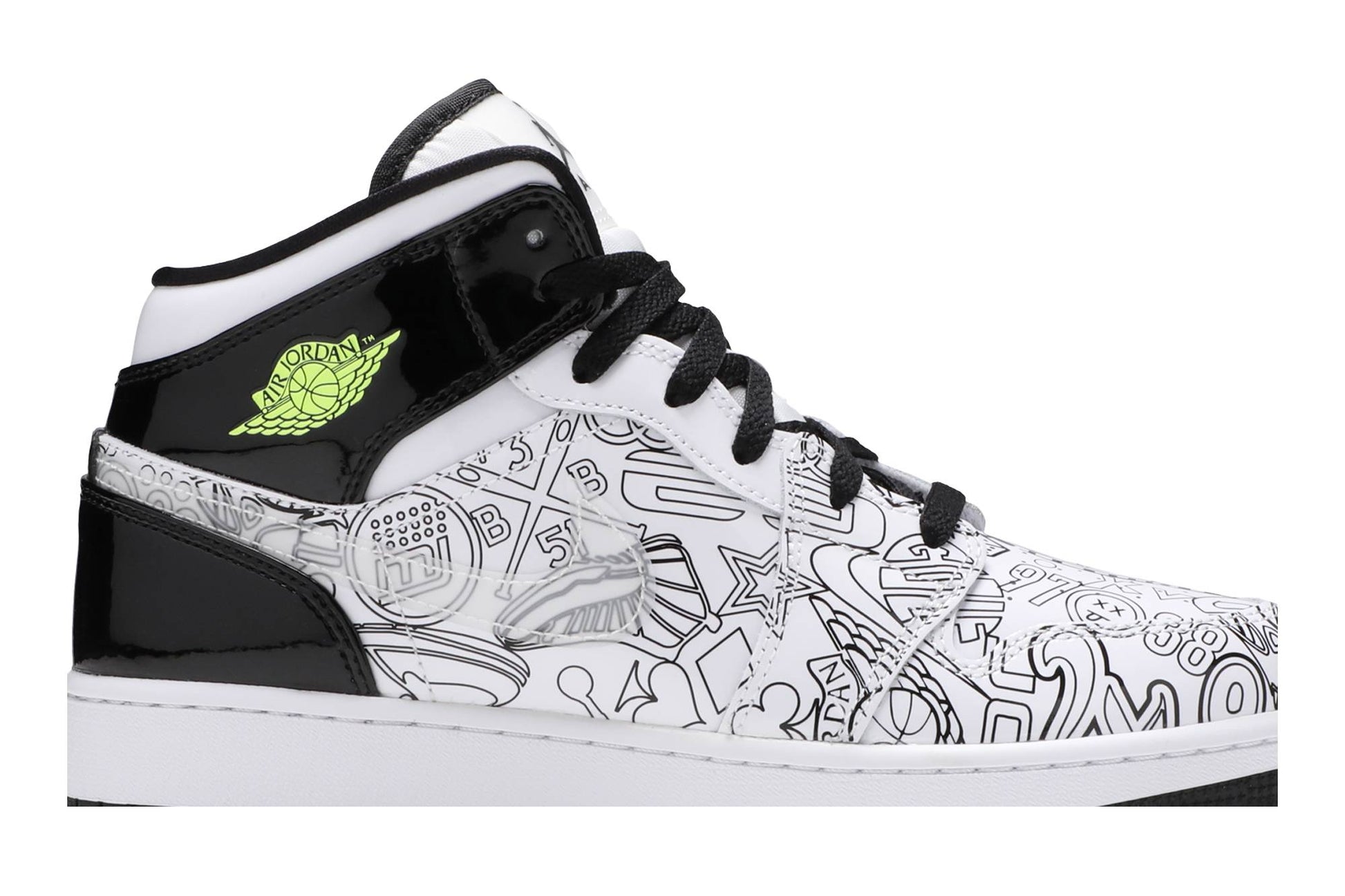 ( Grade School ) Air Jordan 1 Mid 'DIY' DC4099-100
