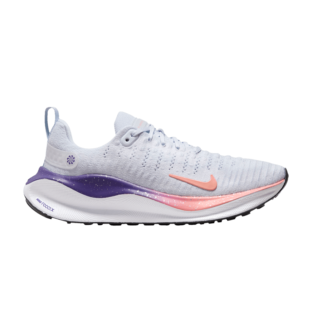 ( Women ) Nike ReactX Infinity Run Football Grey Court Purple FQ8777-085