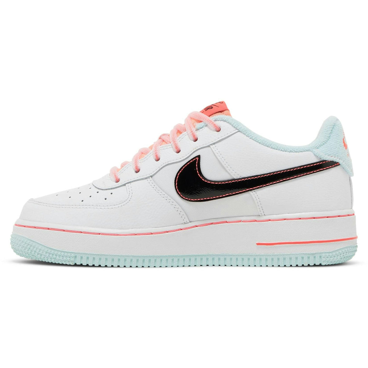 ( Youth ) Nike Air Force 1 07 LV8 GS White Atomic Pink DD7709-100