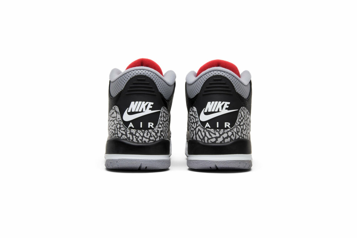 ( Grade School ) Air Jordan 3 Retro OG 'Black Cement' 2018 854261-001