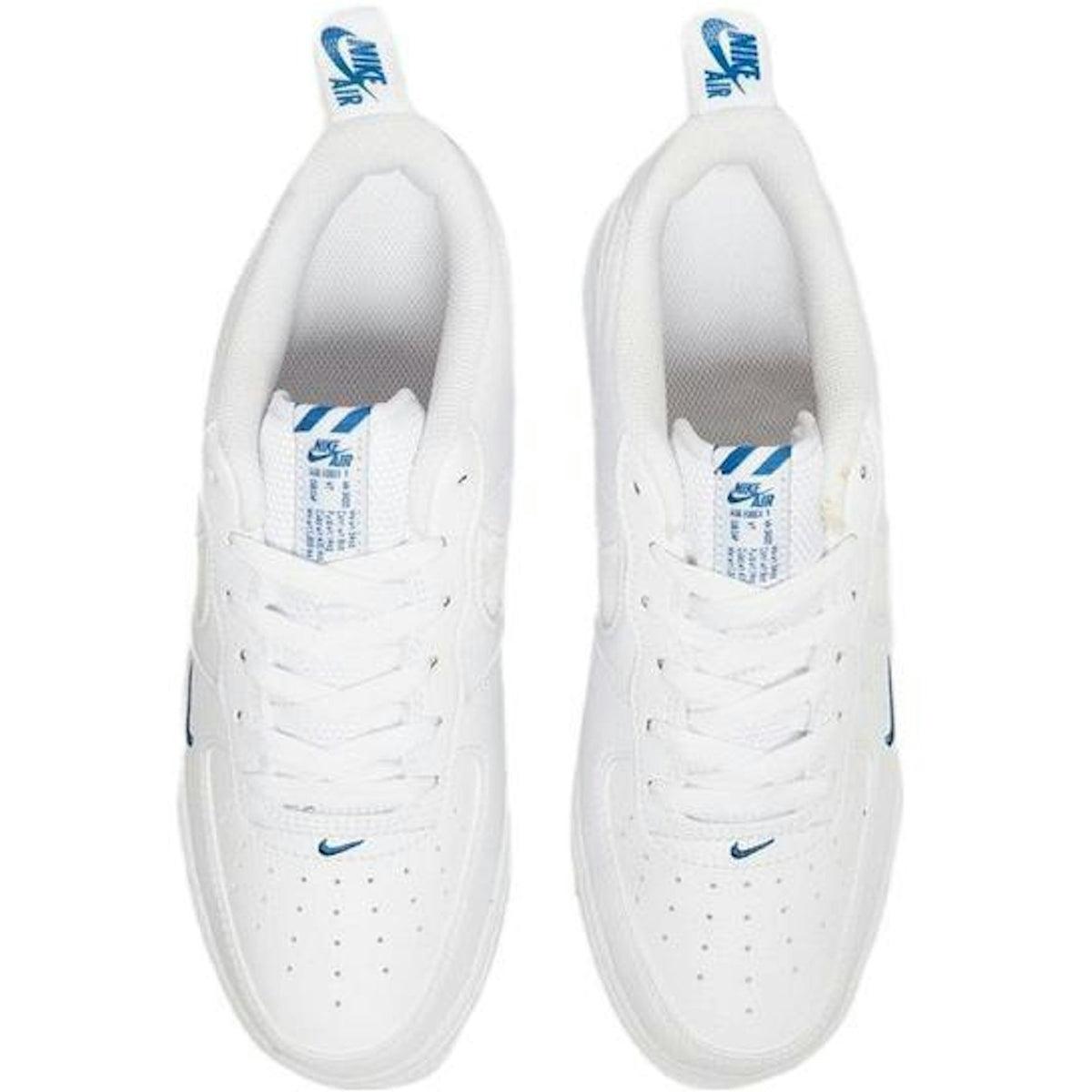 ( Youth ) Nike Air Force 1 Low LV8 White Blue FB8034-100