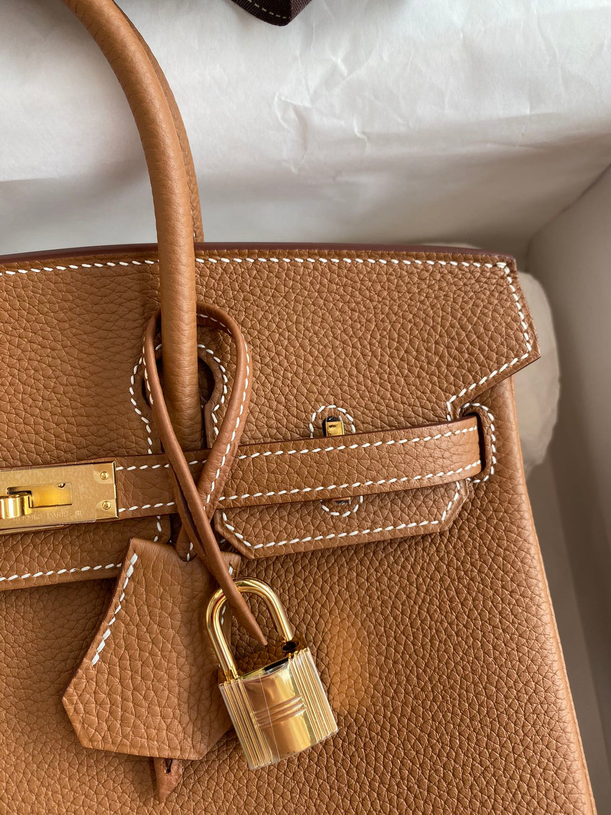 Hermès Birkin 25 Gold Togo Leather with Gold Hardware