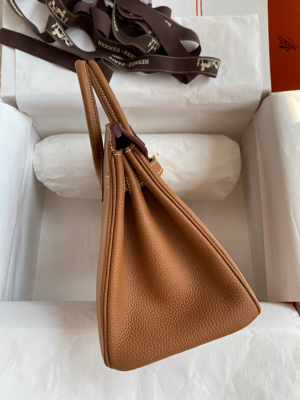Hermès Birkin 25 Gold Togo Leather with Gold Hardware